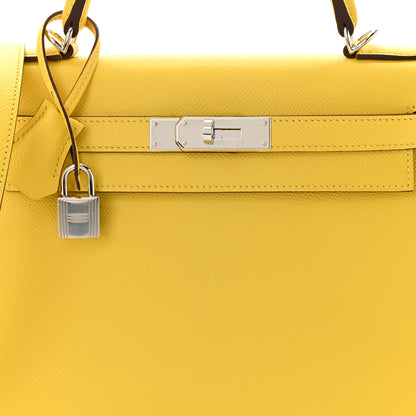 Hermes Epsom Kelly Sellier 28 Jaune De Naples 8 of 12