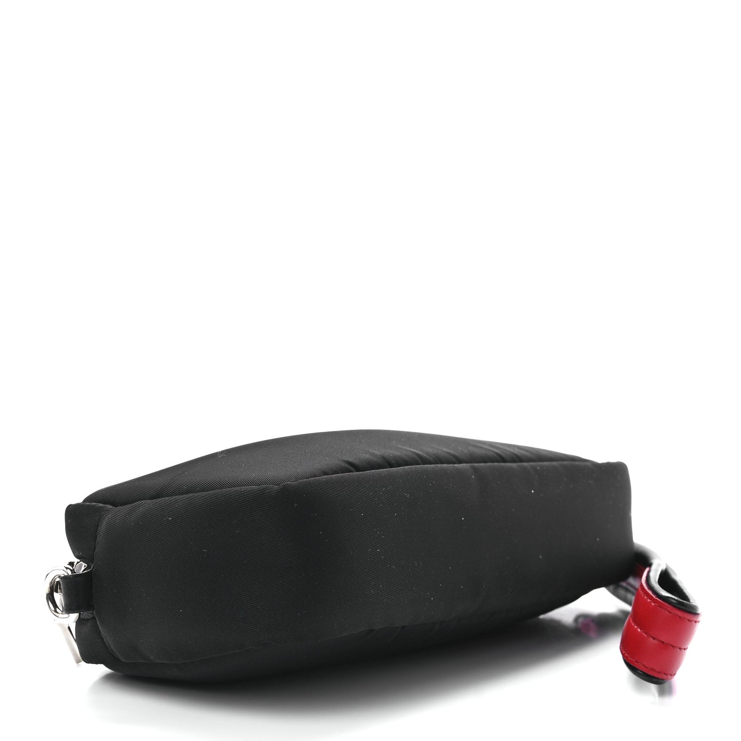 Tessuto Soft Nylon Small Convertible Crossbody Wristlet Black Fuoco