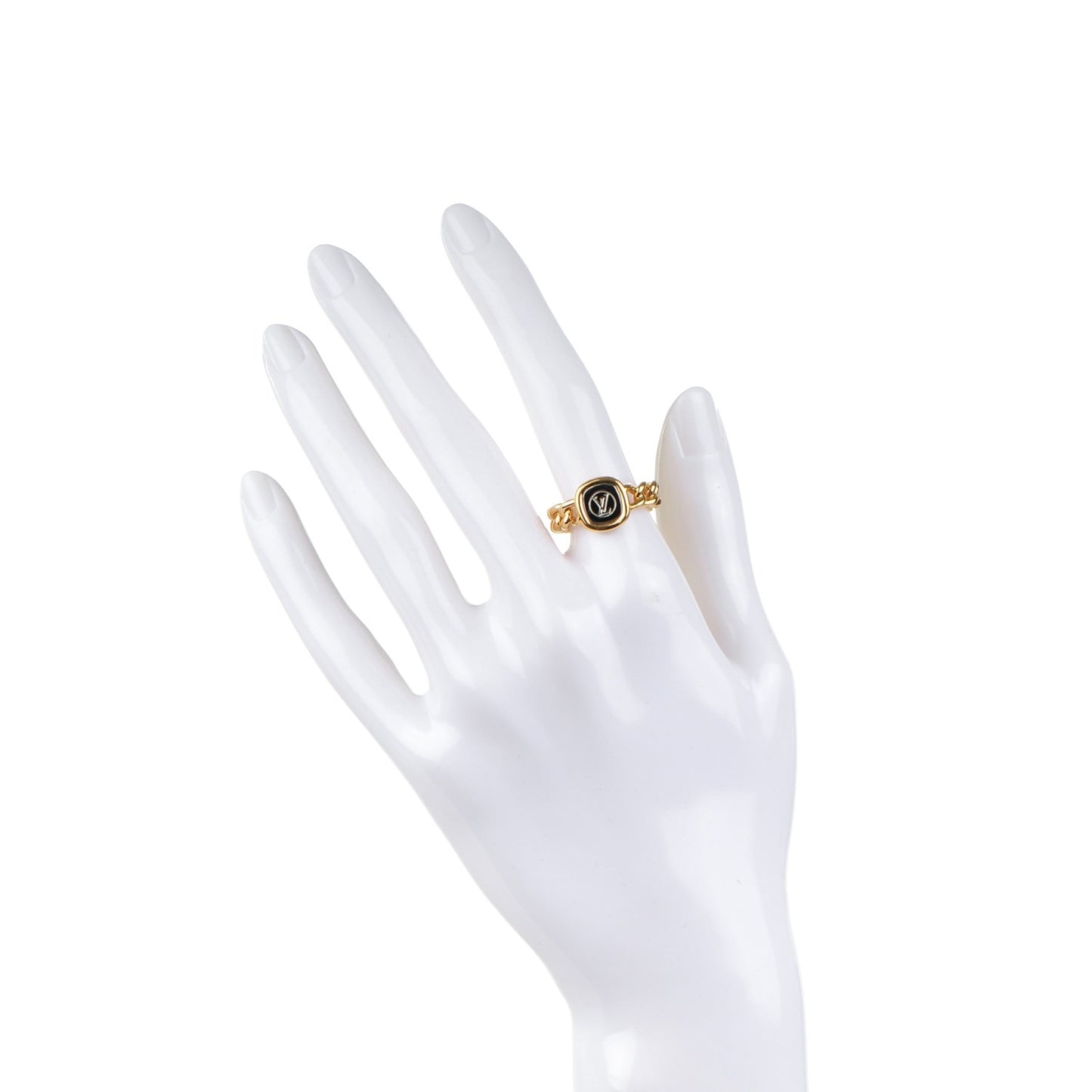 Chain ID Ring Medium 6.5 Gold