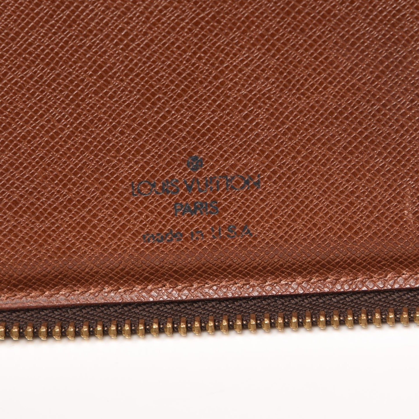Monogram Zippy Agenda Cover