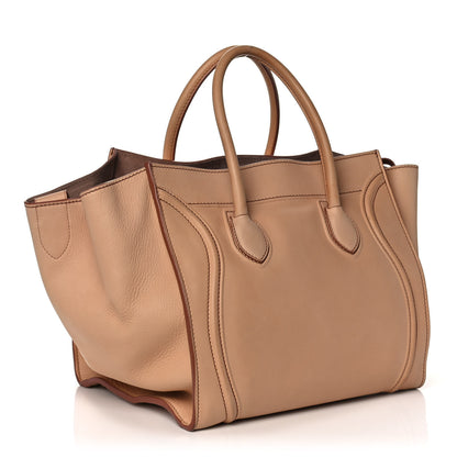 Celine Supple Calfskin Medium Phantom Luggage Flesh 3 of 14