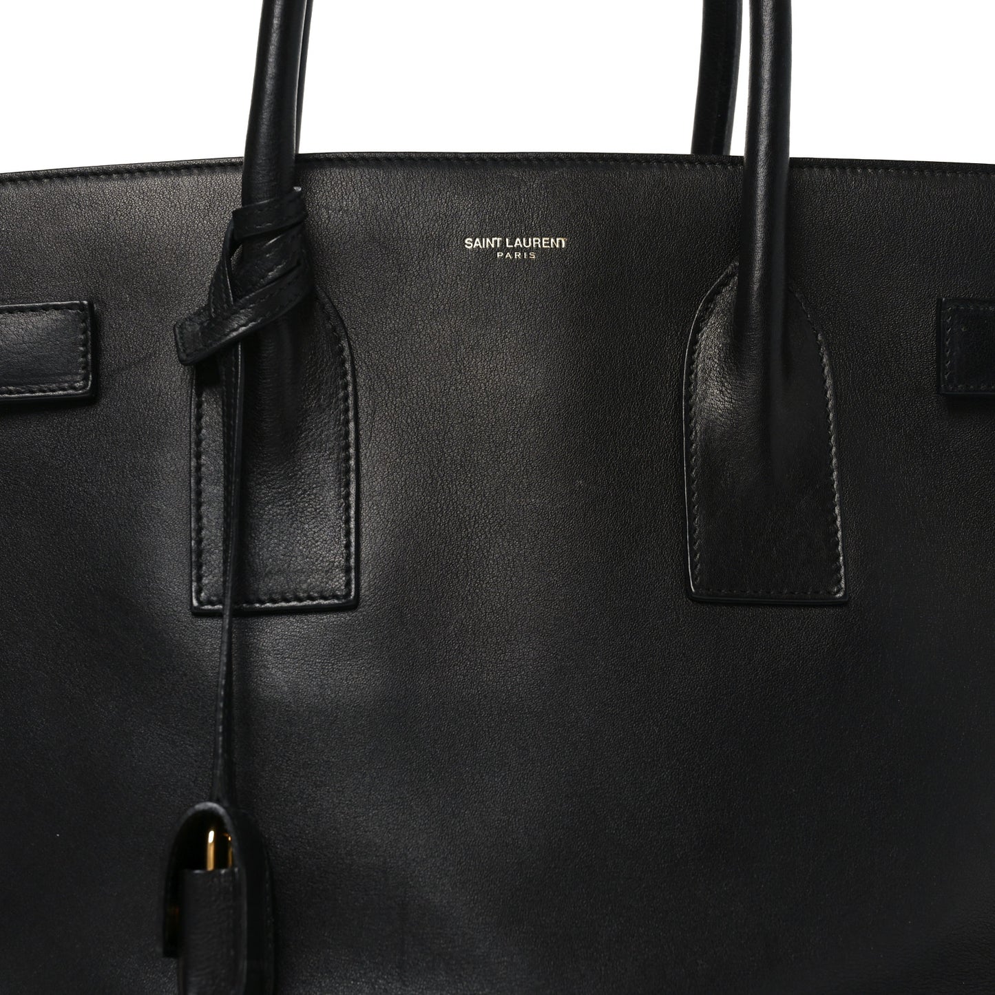 Calfskin Large Sac De Jour Carryall Black