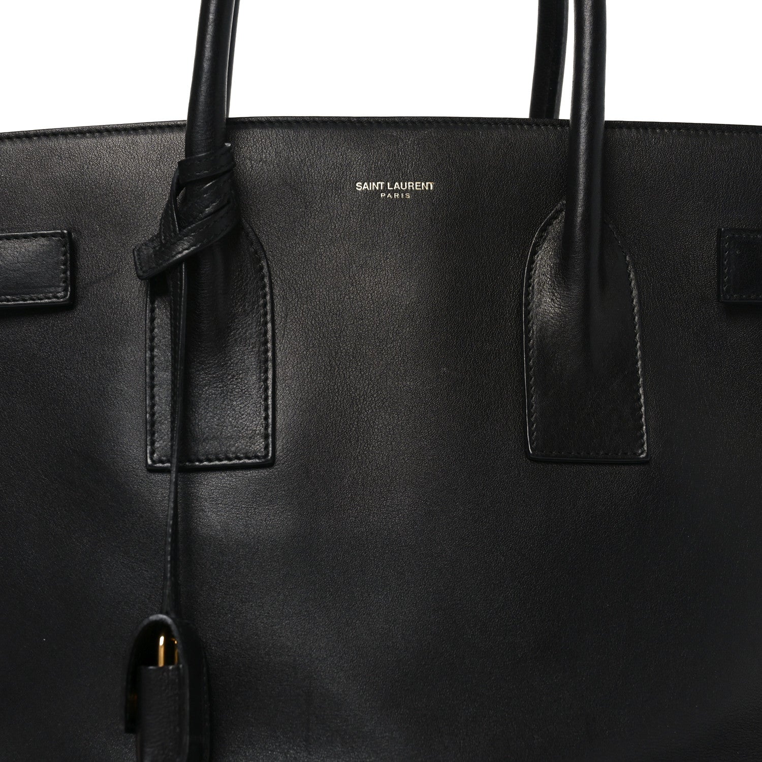Saint Laurent Calfskin Large Sac De Jour Carryall Black 8 of 10