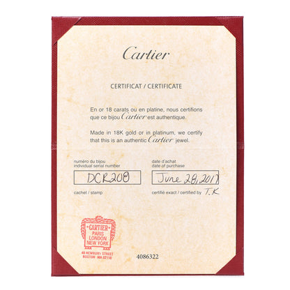 Cartier 18K Pink Gold Diamond 3mm C De Cartier Wedding Band Ring 49 4.75 5 of 6
