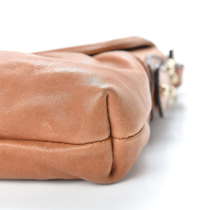 Fendi Calfskin Small Chef Shoulder Bag Brown 7 of 17