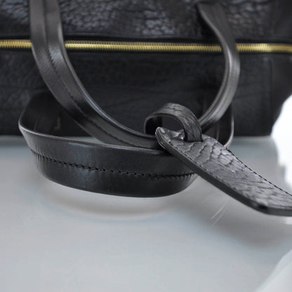 Celine Bullhide Leather Boston Black 6 of 8