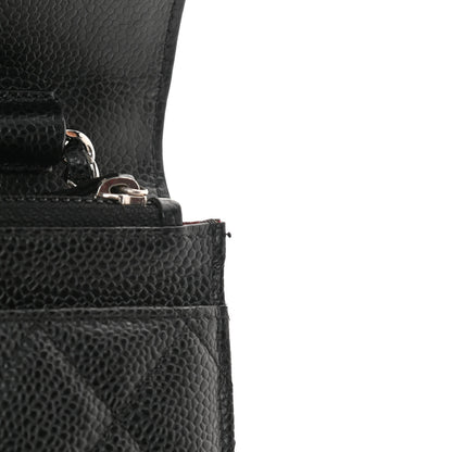Chanel Caviar Quilted Wallet On Chain WOC Black 12 of 13