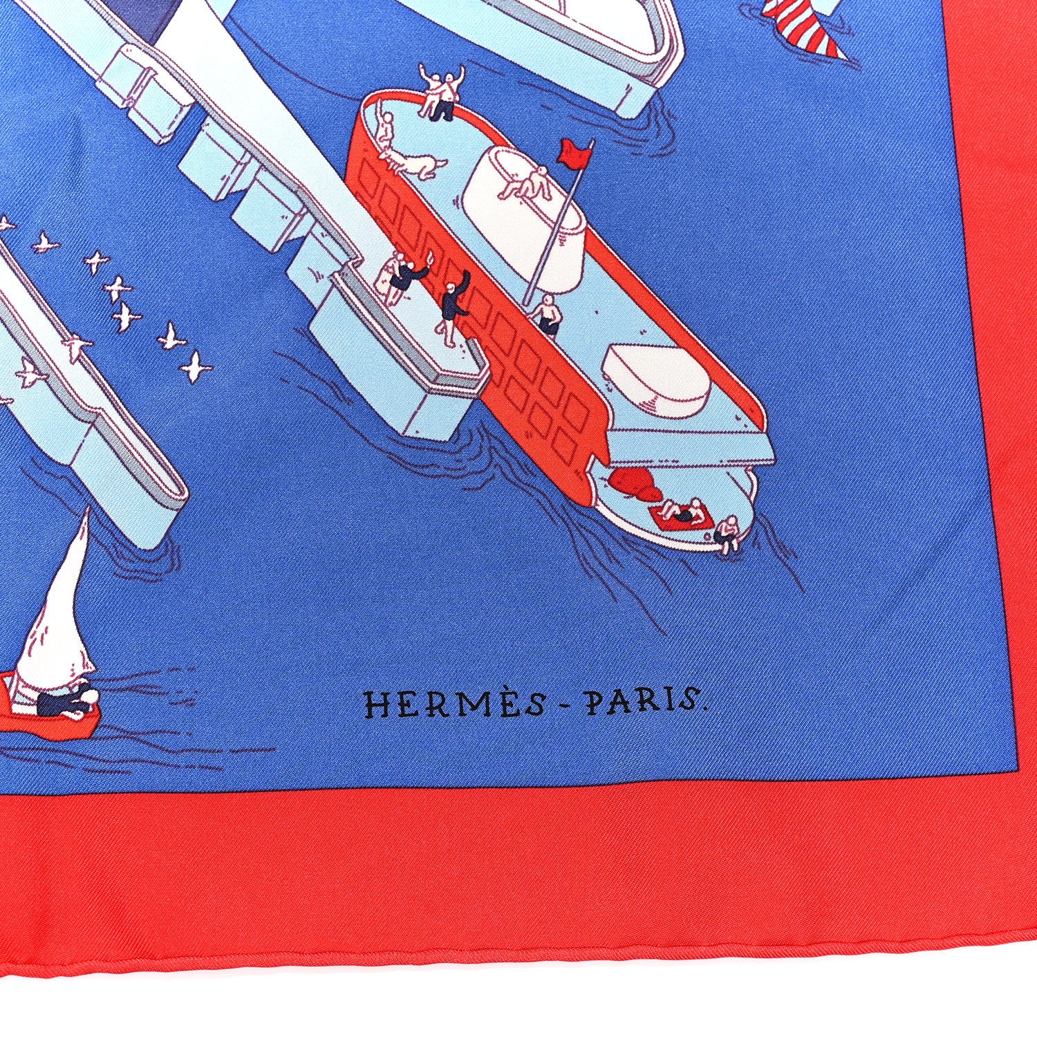 Hermes Silk The Battery New York Scarf 90 2 of 5