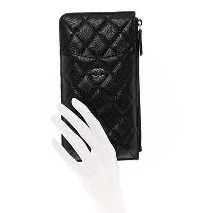 Chanel Caviar Quilted Classic iPhone Pouch Black 2 of 8
