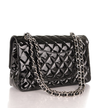 Chanel Patent Quilted Medium Double Flap Black 3 of 7