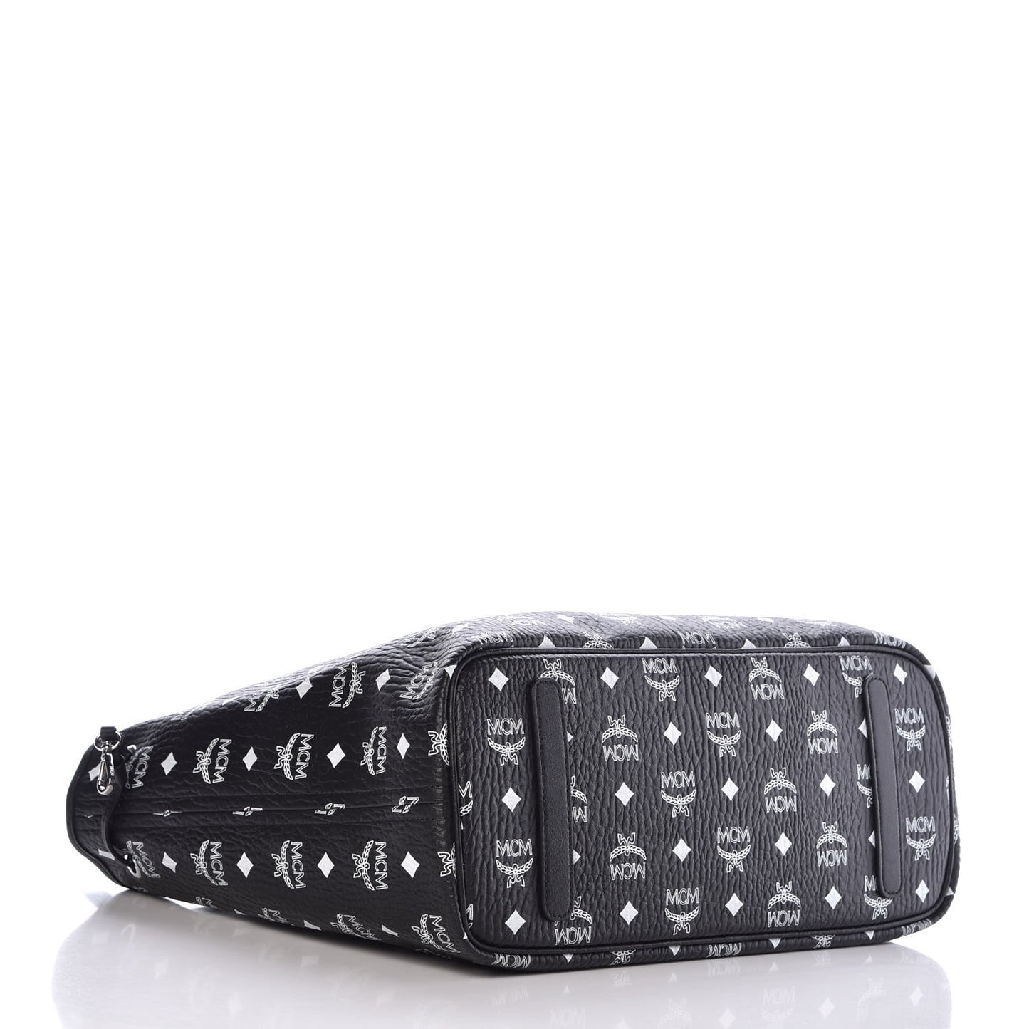 Visetos Medium Reversible Shopper Tote Black