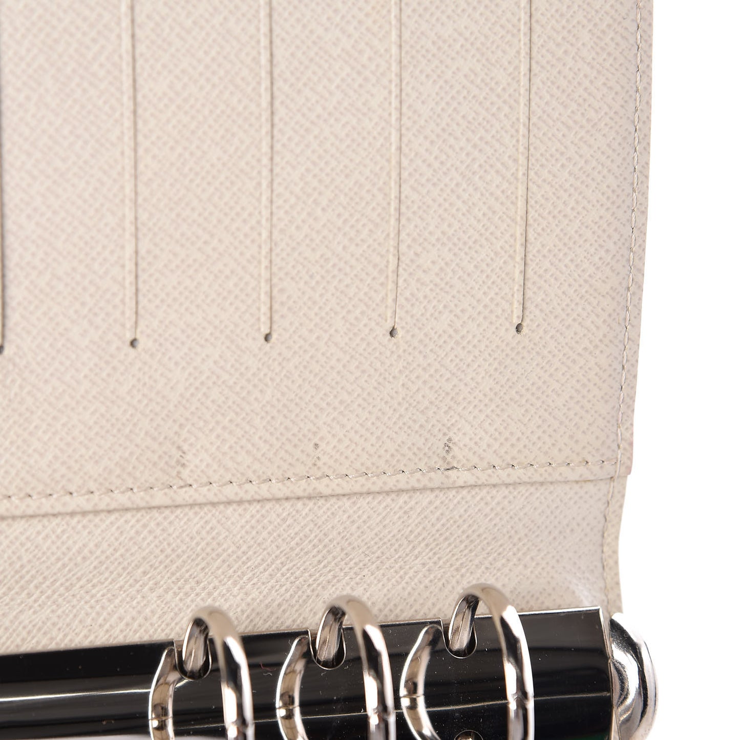 Epi Medium Ring Agenda Cover Ivory