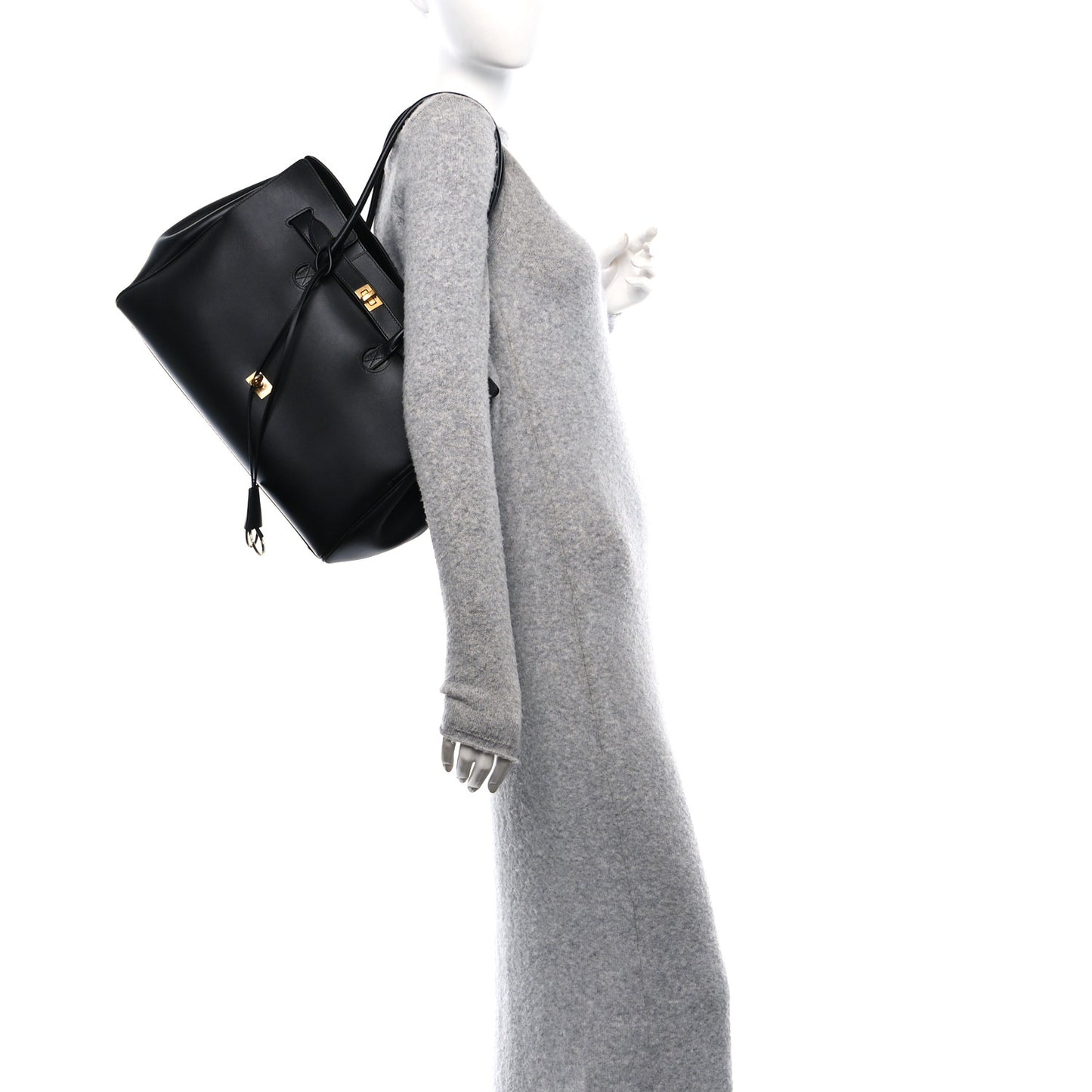 Smooth Calfskin Medium Bel Air Carry All Bag Black