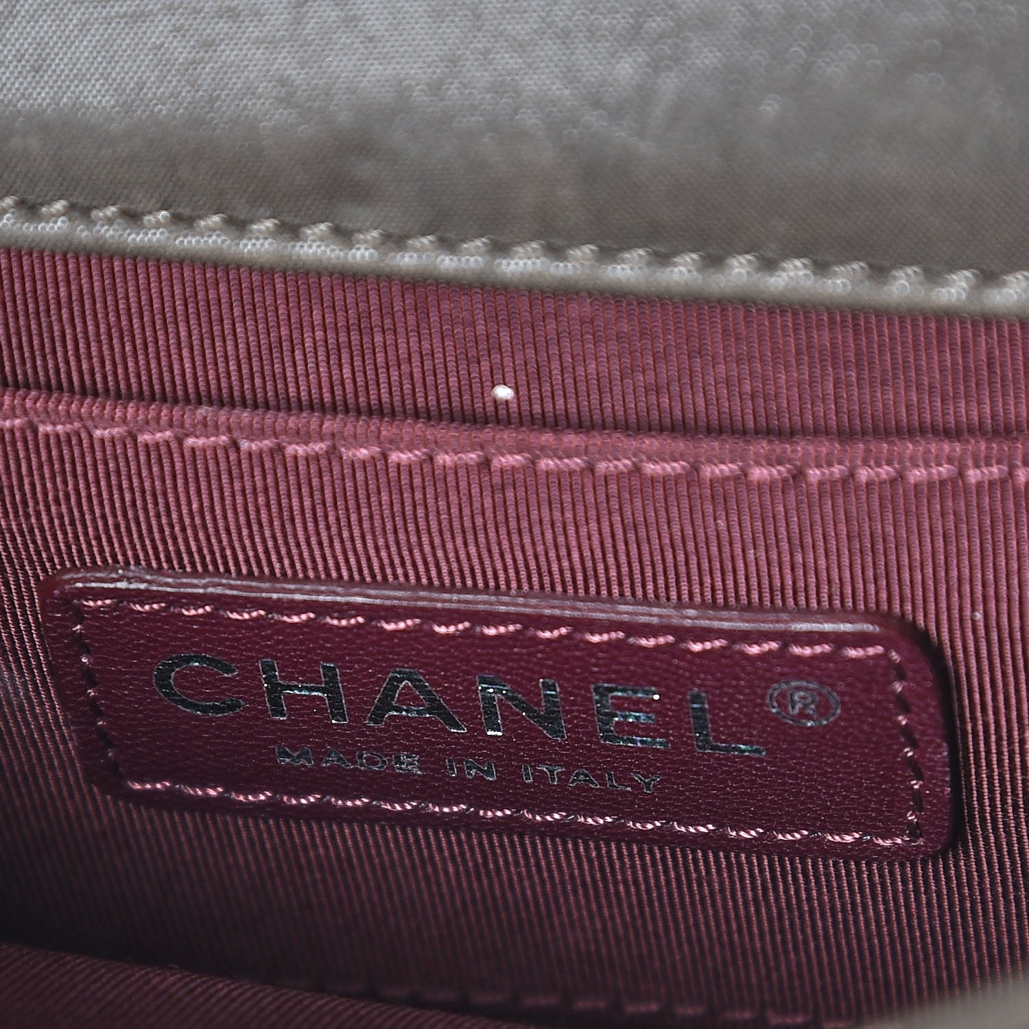 Chanel Iridescent Calfskin Marble Plexiglass Boy Brick Flap Dark Khaki 6 of 8