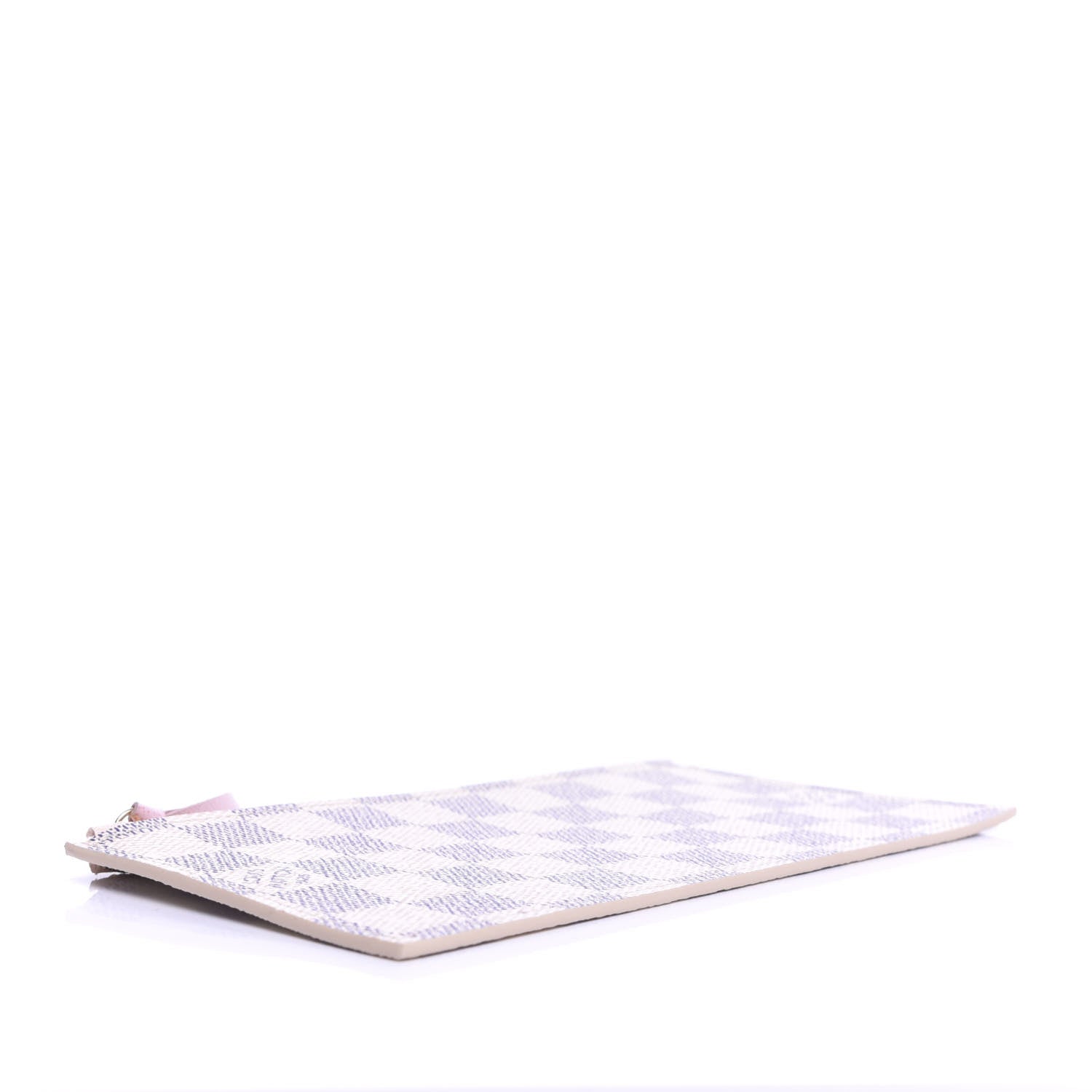 Louis Vuitton Damier Azur Felicie Chain Wallet Zippered Insert Rose Ballerine 4 of 6