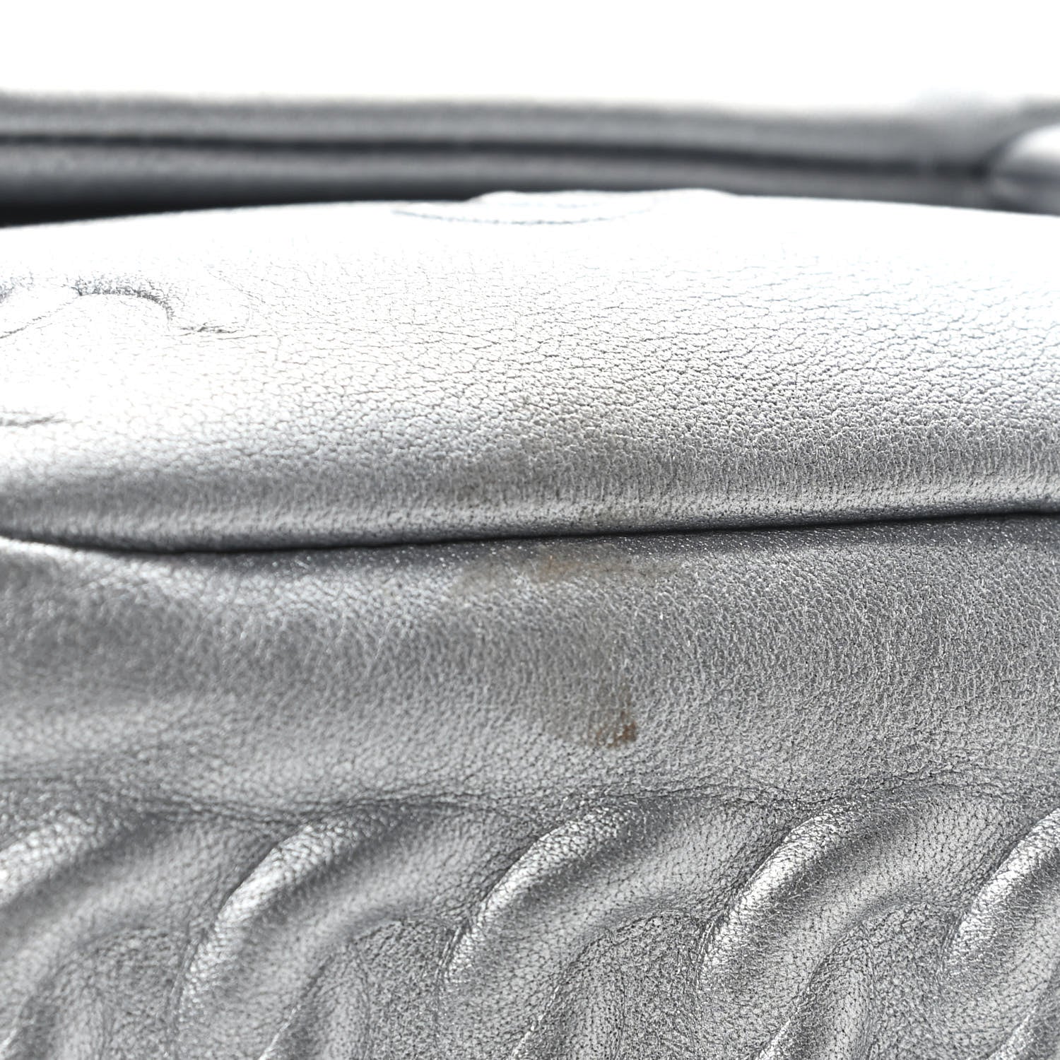 Chanel Metallic Lambskin Symbols Medium Single Flap Silver 10 of 11