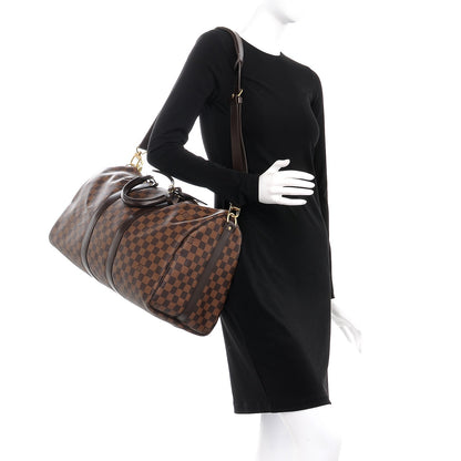Louis Vuitton Damier Ebene Keepall Bandouliere 45 2 of 7