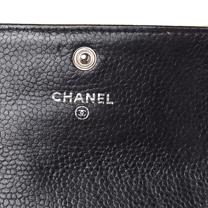 Chanel Caviar Quilted Flap Card Holder Black 7 of 11