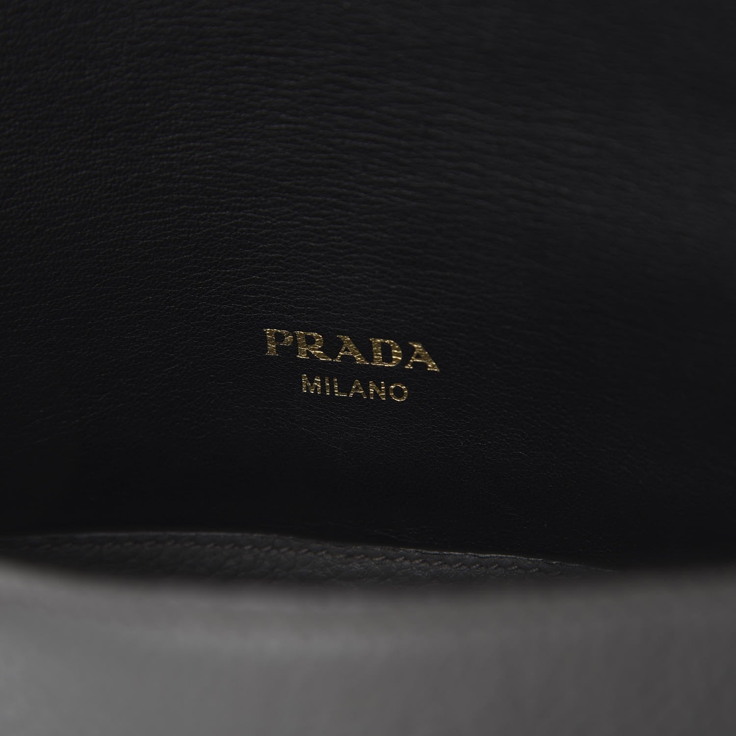 Prada Vitello Daino Flap Shoulder Bag Marmo 7 of 8