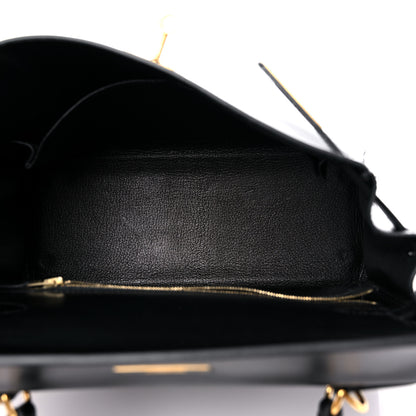 Hermes Box Kelly Retourne 28 Black 5 of 10