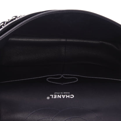 Chanel Lambskin Quilted Jumbo Double Flap Dark Navy 8 of 8