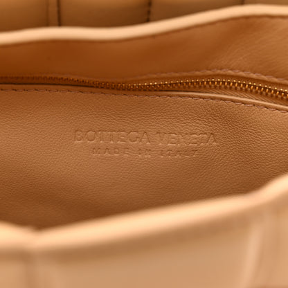Bottega Veneta Lambskin Maxi Intreccio Padded Chain Cassette Crossbody Bag Almond 6 of 9