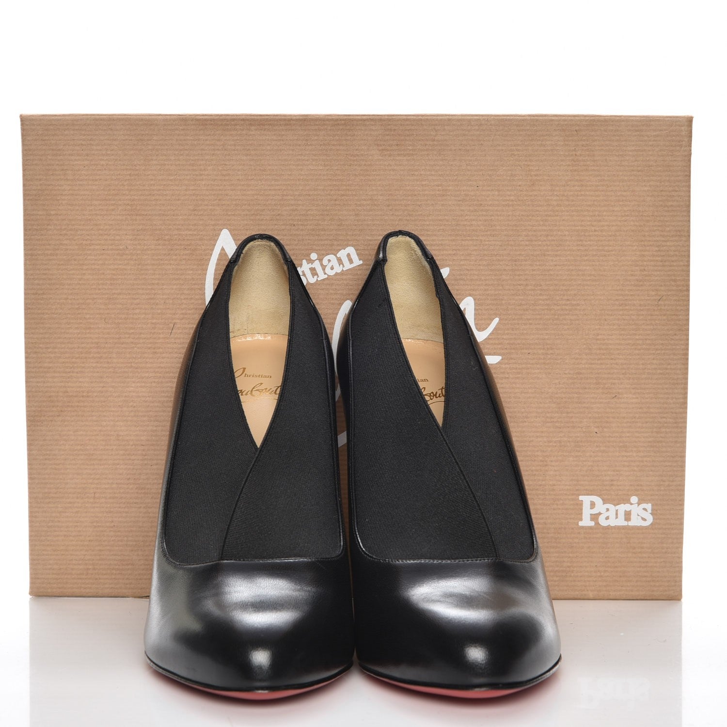 Christian Louboutin Shiny Nappa Toot Couverte 100 Pumps 37.5 Black 8 of 8
