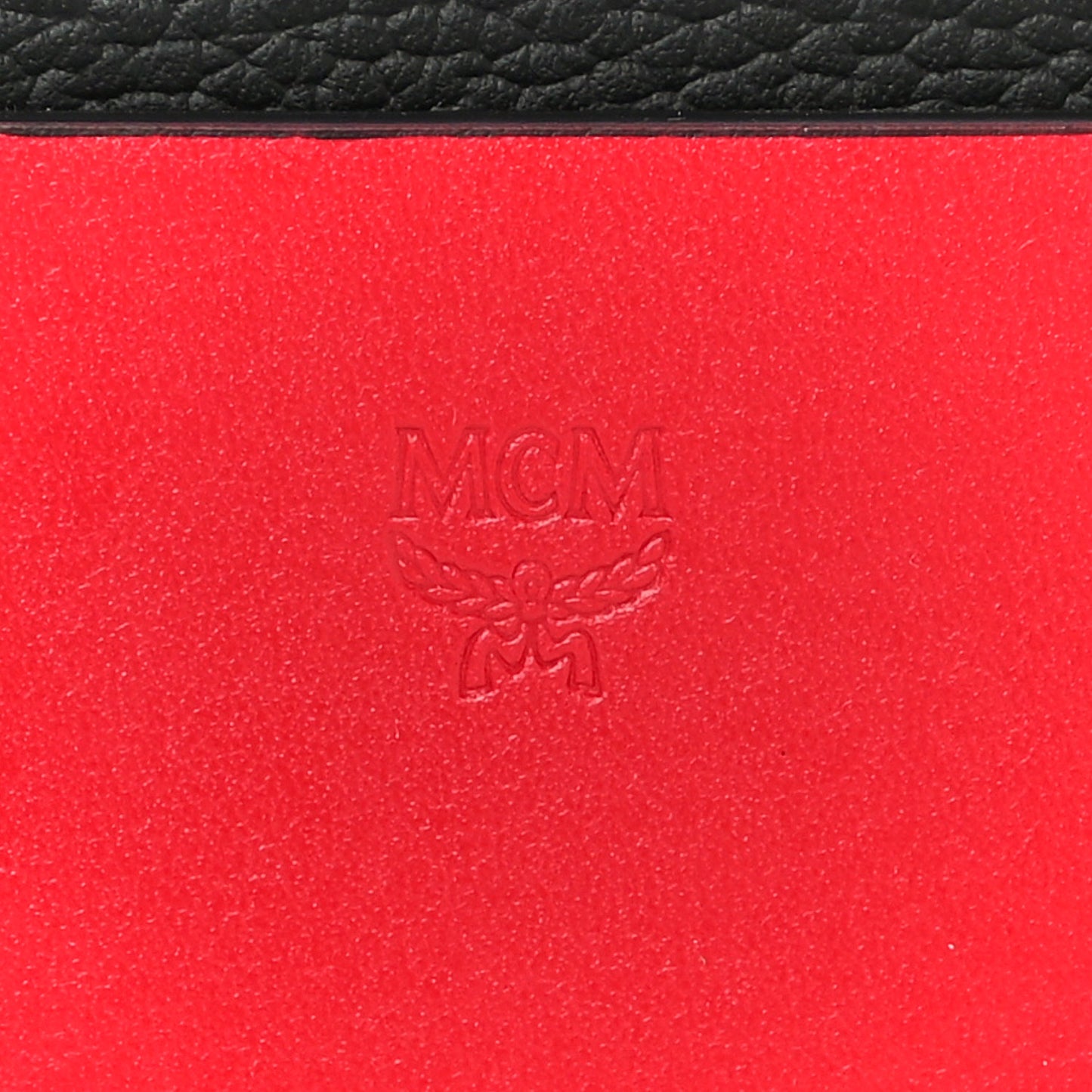 Calfskin Milano Shoulder Bag Red Brown Black