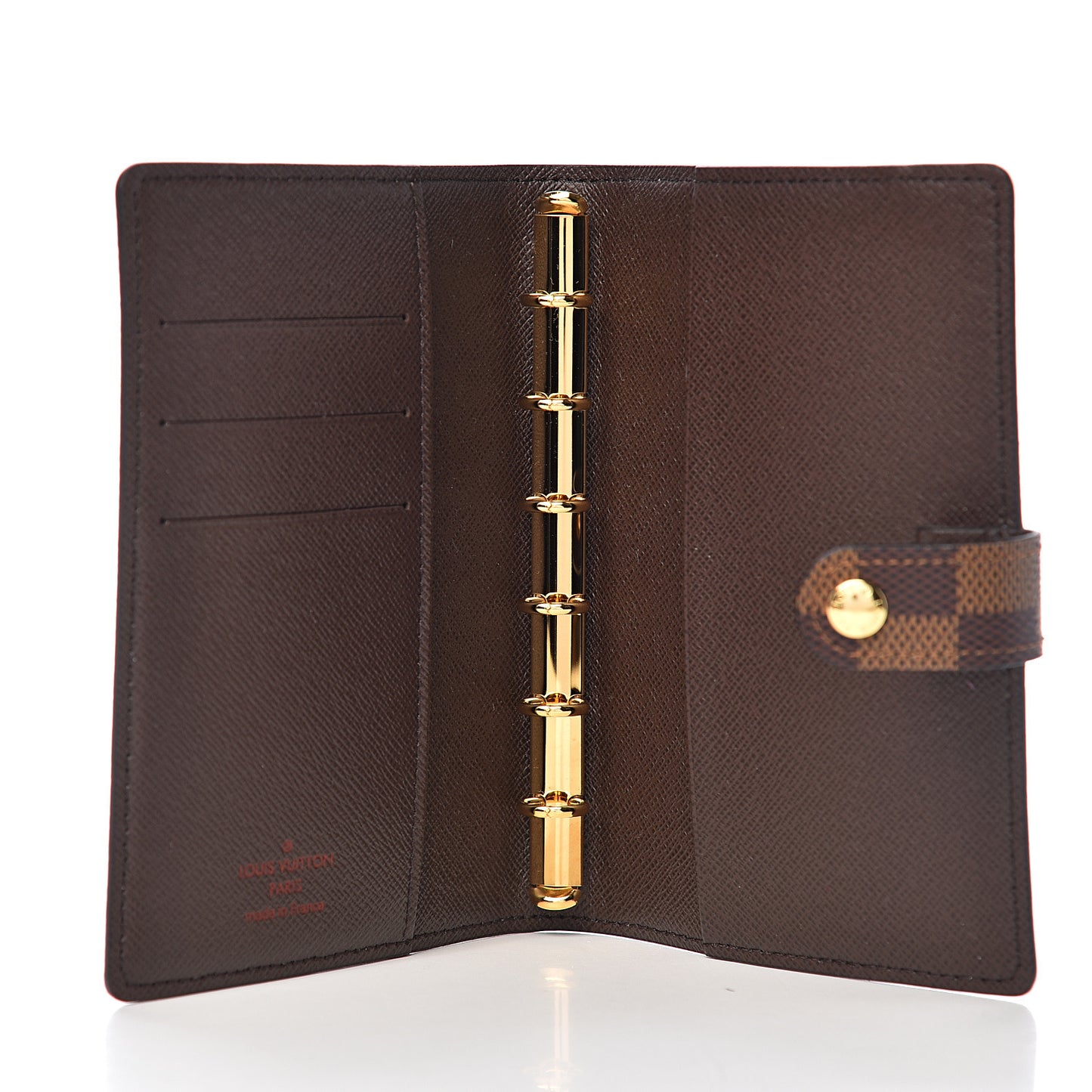 Damier Ebene Small Ring Agenda Cover
