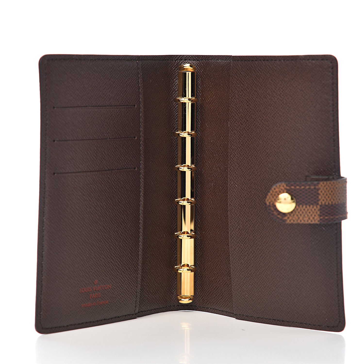 Louis Vuitton Damier Ebene Small Ring Agenda Cover 5 of 7
