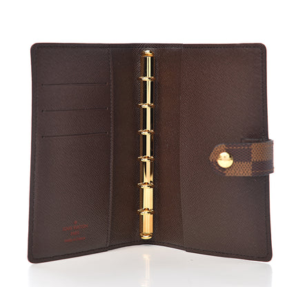 Louis Vuitton Damier Ebene Small Ring Agenda Cover 5 of 7