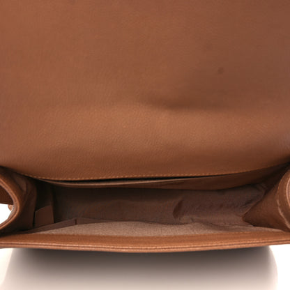 Chanel Caviar Quilted Medium Boy Flap Light Brown 4 of 8