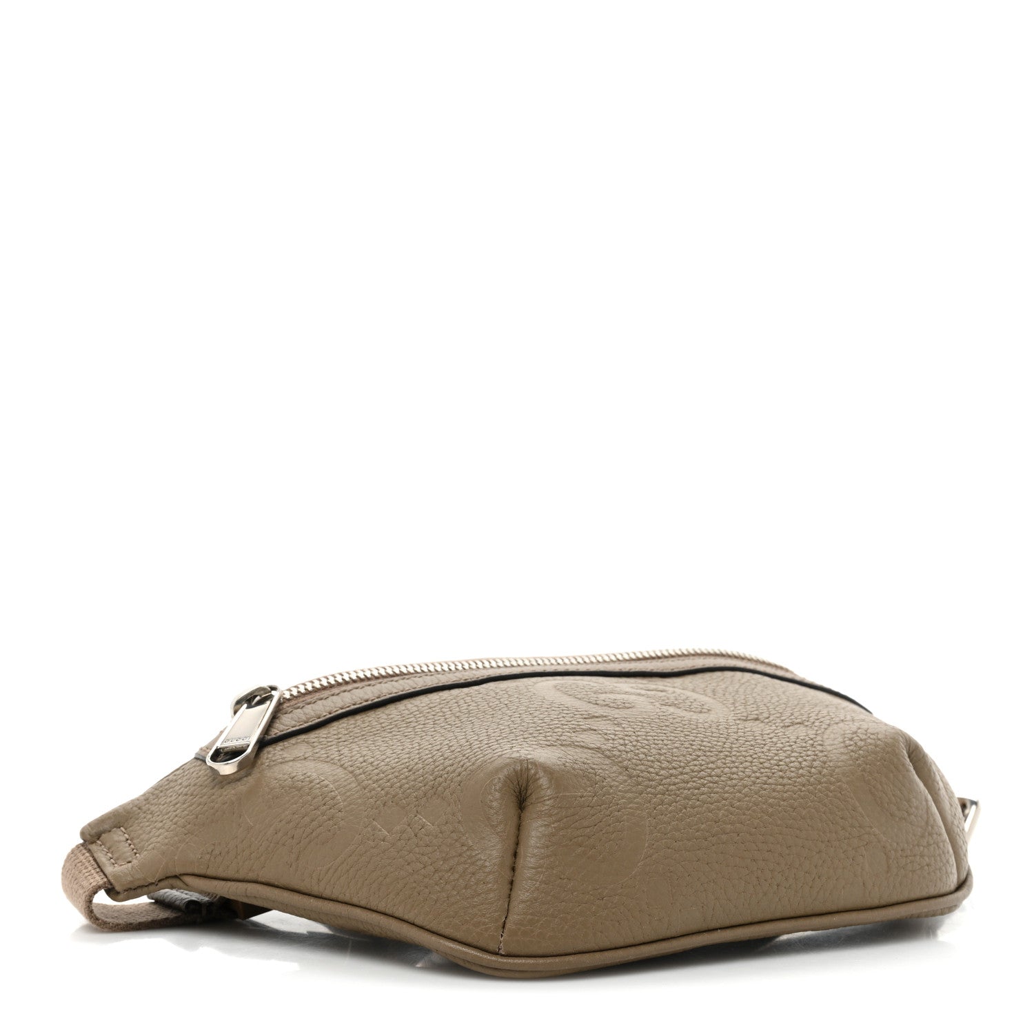 Gucci Piuma Calfskin Jumbo GG Embossed Small Belt Bag Good Taupe 4 of 10