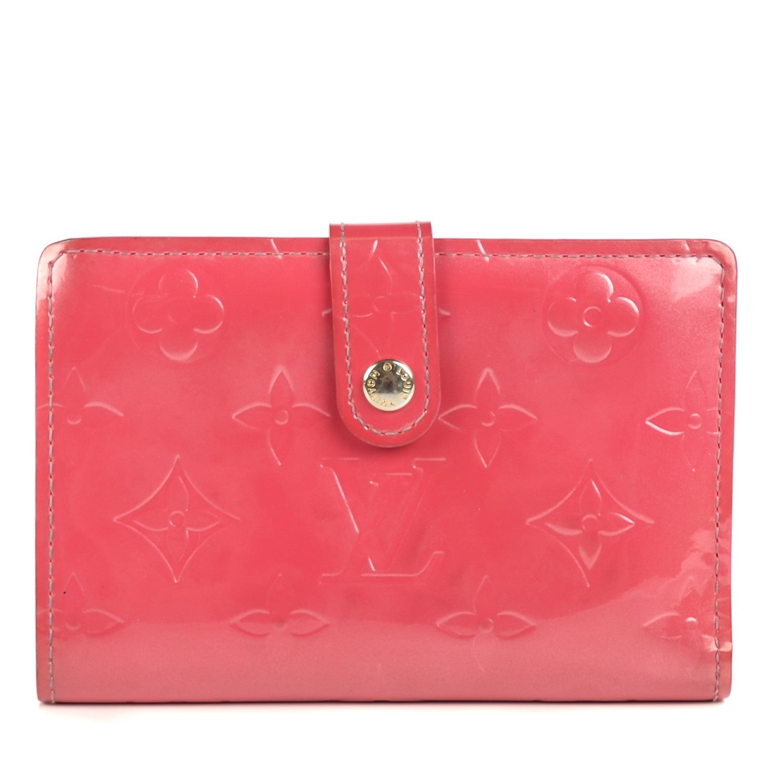 Louis Vuitton Vernis French Purse Wallet Framboise 1 of 9