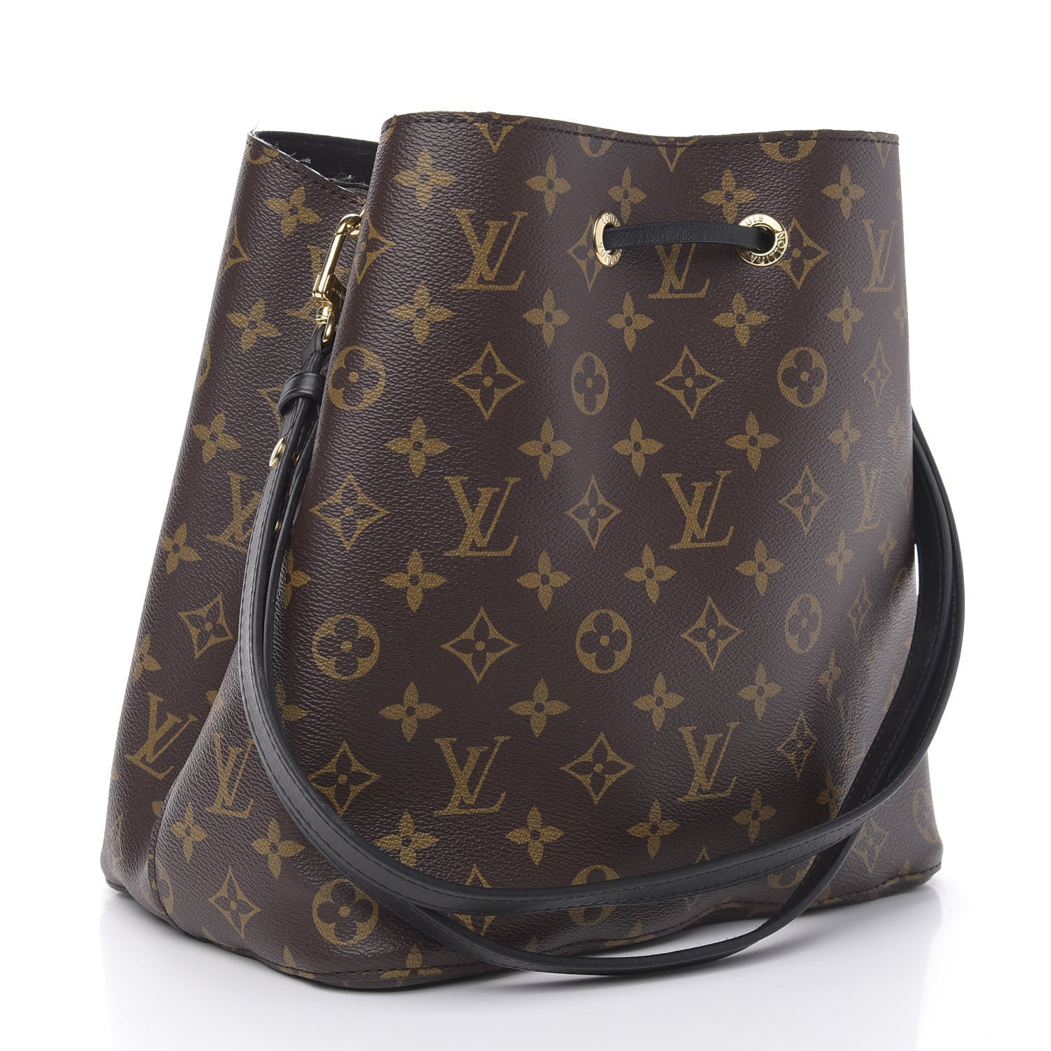 Louis Vuitton Monogram Neonoe MM Black 3 of 10