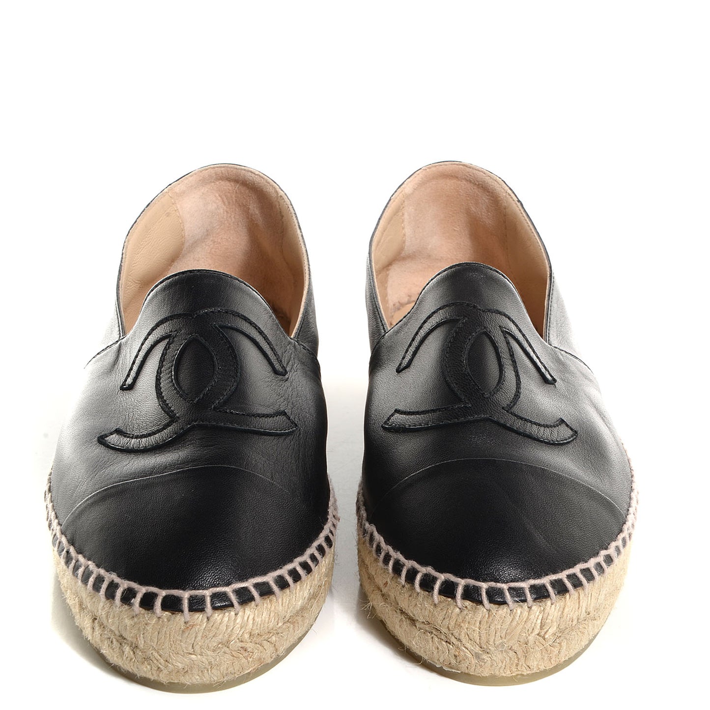 Lambskin Espadrilles Black 42