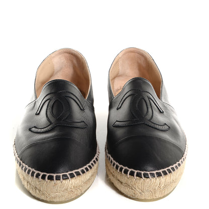 Chanel Lambskin Espadrilles Black 42 2 of 6