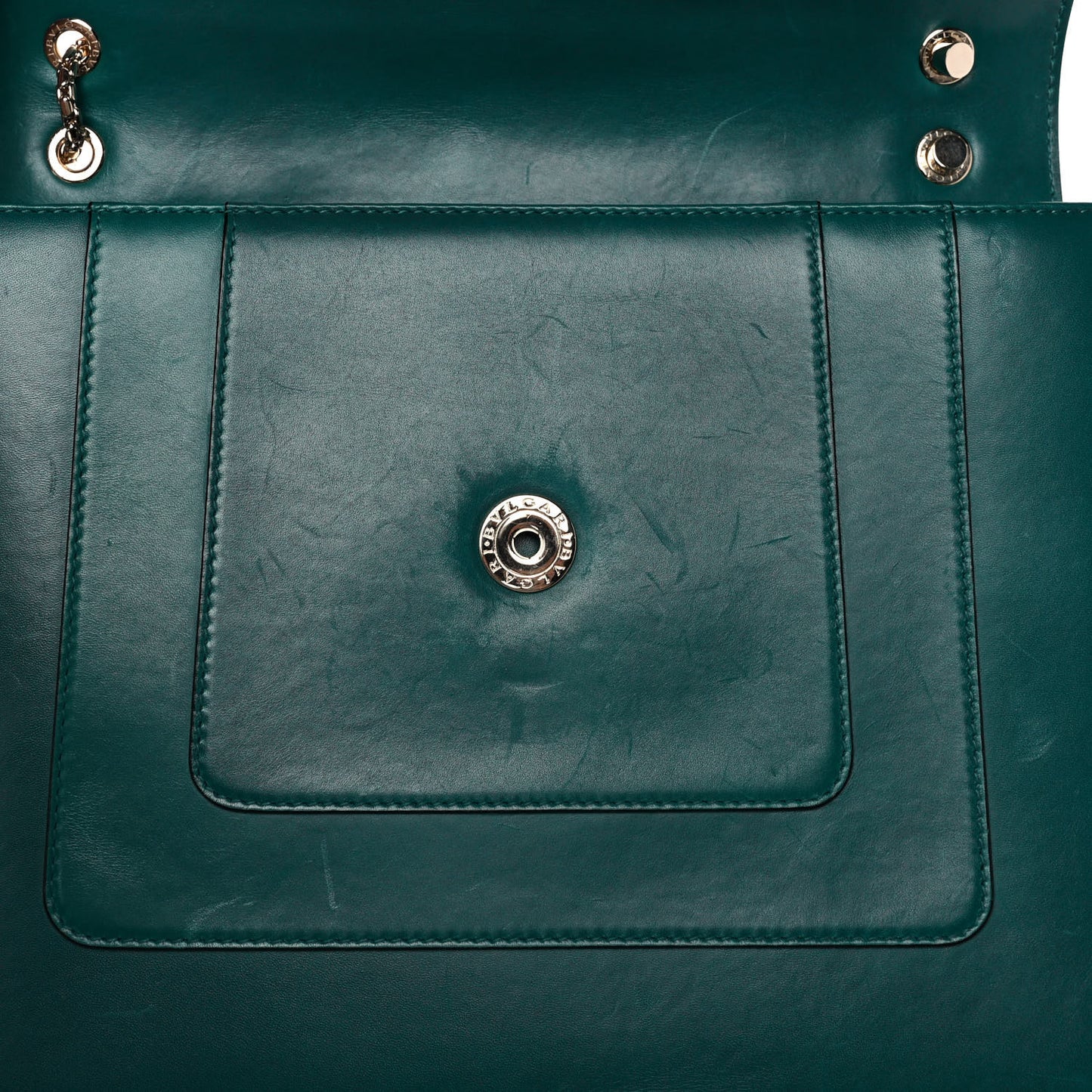 Calfskin Serpenti Forever Crossbody Emerald Green