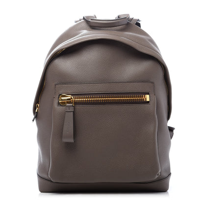 Tom Ford Grained Calfskin Buckley Backpack Taupe 1 of 8