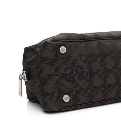 Chanel Nylon Travel Bowler Brown 9 of 11