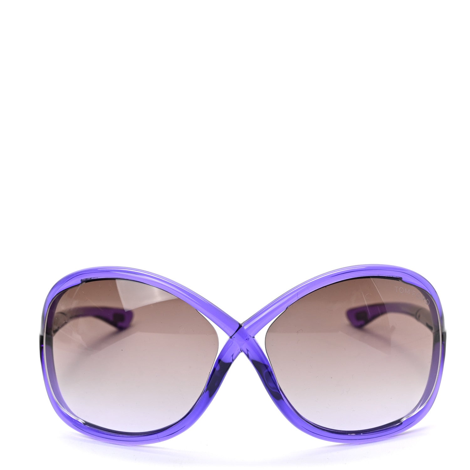 Tom Ford Acetate Whitney Crossover Sunglasses TF9 Purple 2 of 7