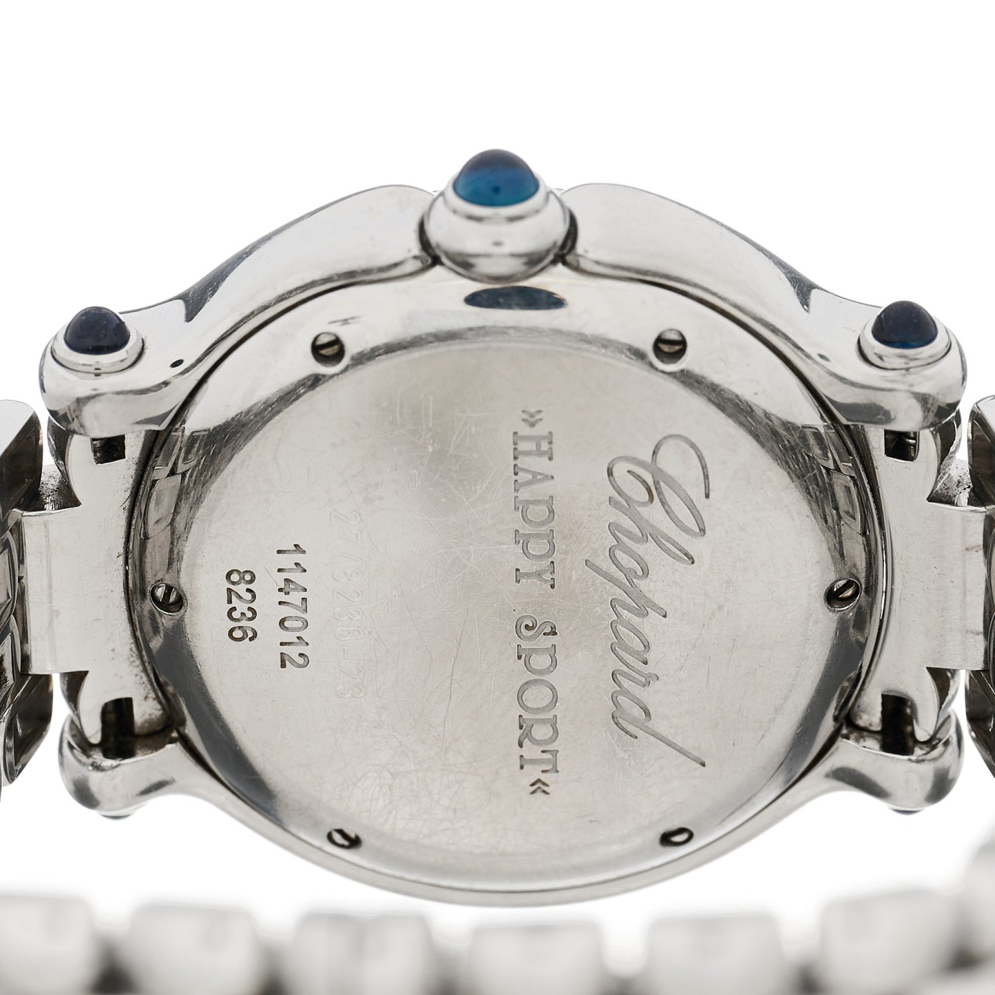 Stainless Steel 7 Diamond 32mm Happy Sport Quartz Watch