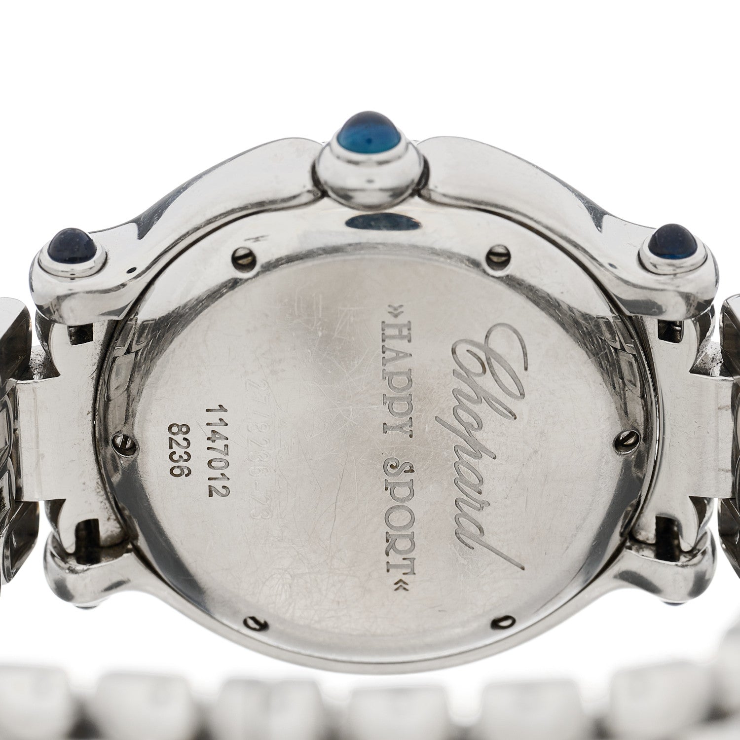 Chopard Stainless Steel 7 Diamond 32mm Happy Sport Quartz Watch 4 of 5