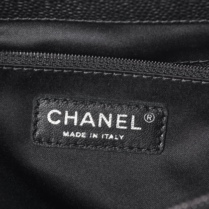 Chanel Caviar Quilted XL Grand Shopping Tote GST Black 6 of 9