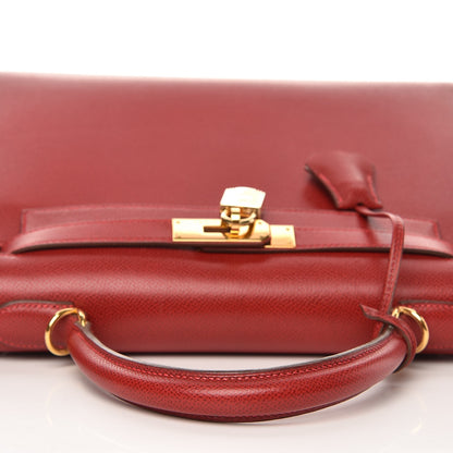 Hermes Epsom Kelly Sellier 28 Rouge 30 of 40