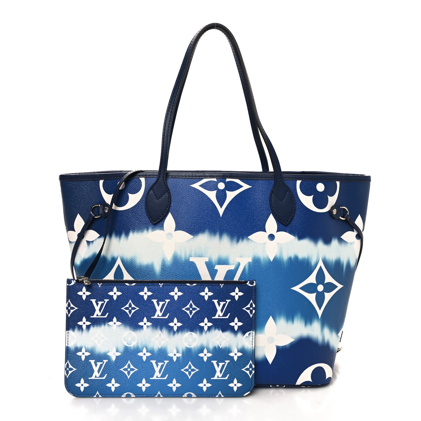 Monogram Escale Neverfull MM Blue