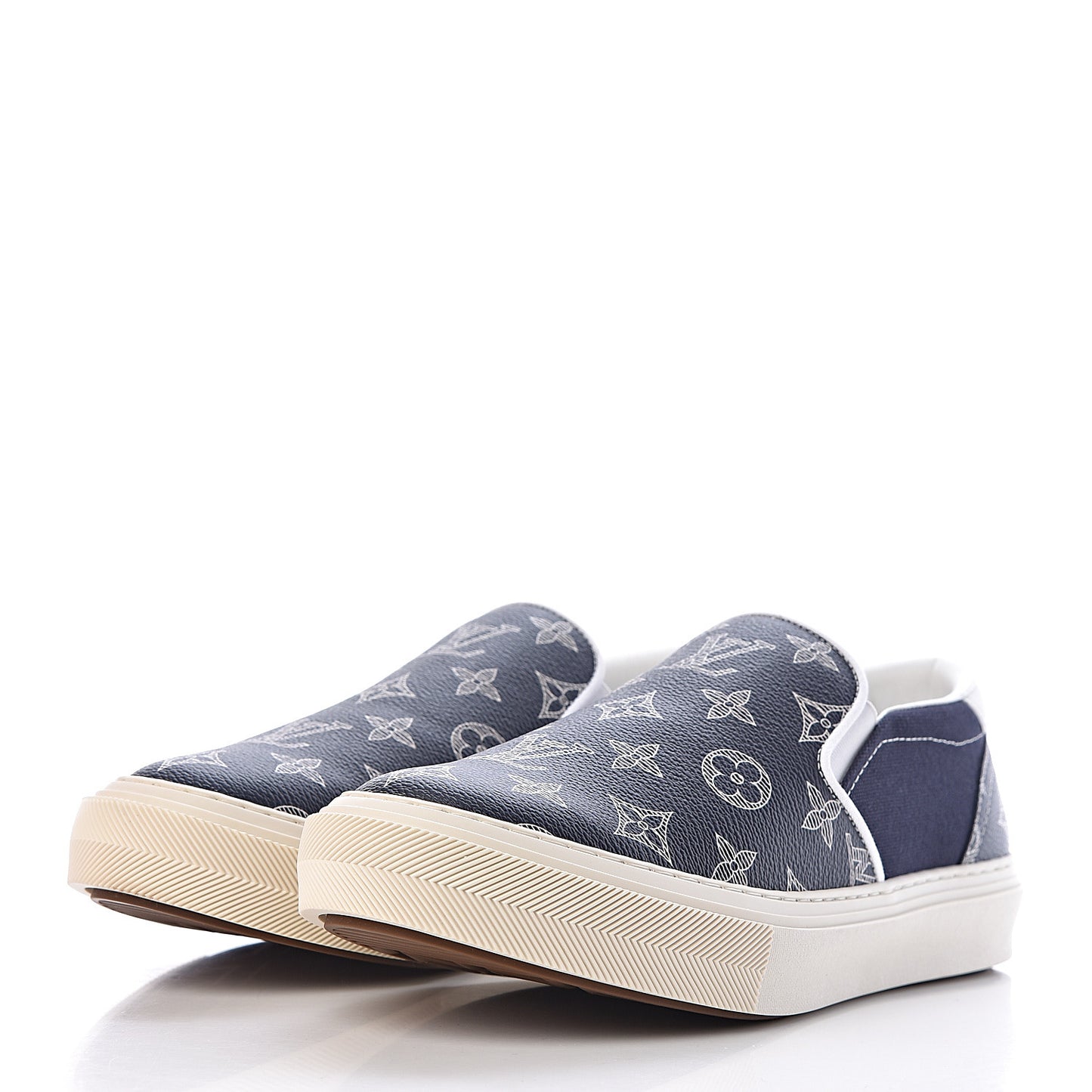Savane Monogram Trocadero Slip On Sneakers 6 Encre
