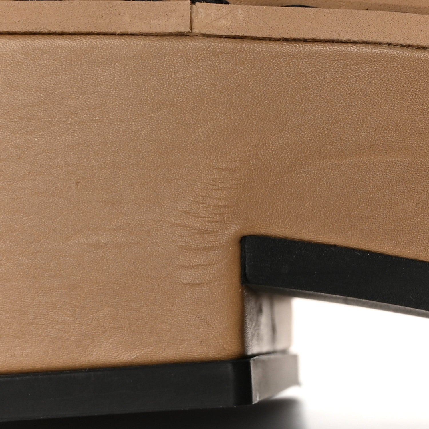 Chanel Calfskin Lace Up CC Short Boots 35.5 Beige Black 10 of 20