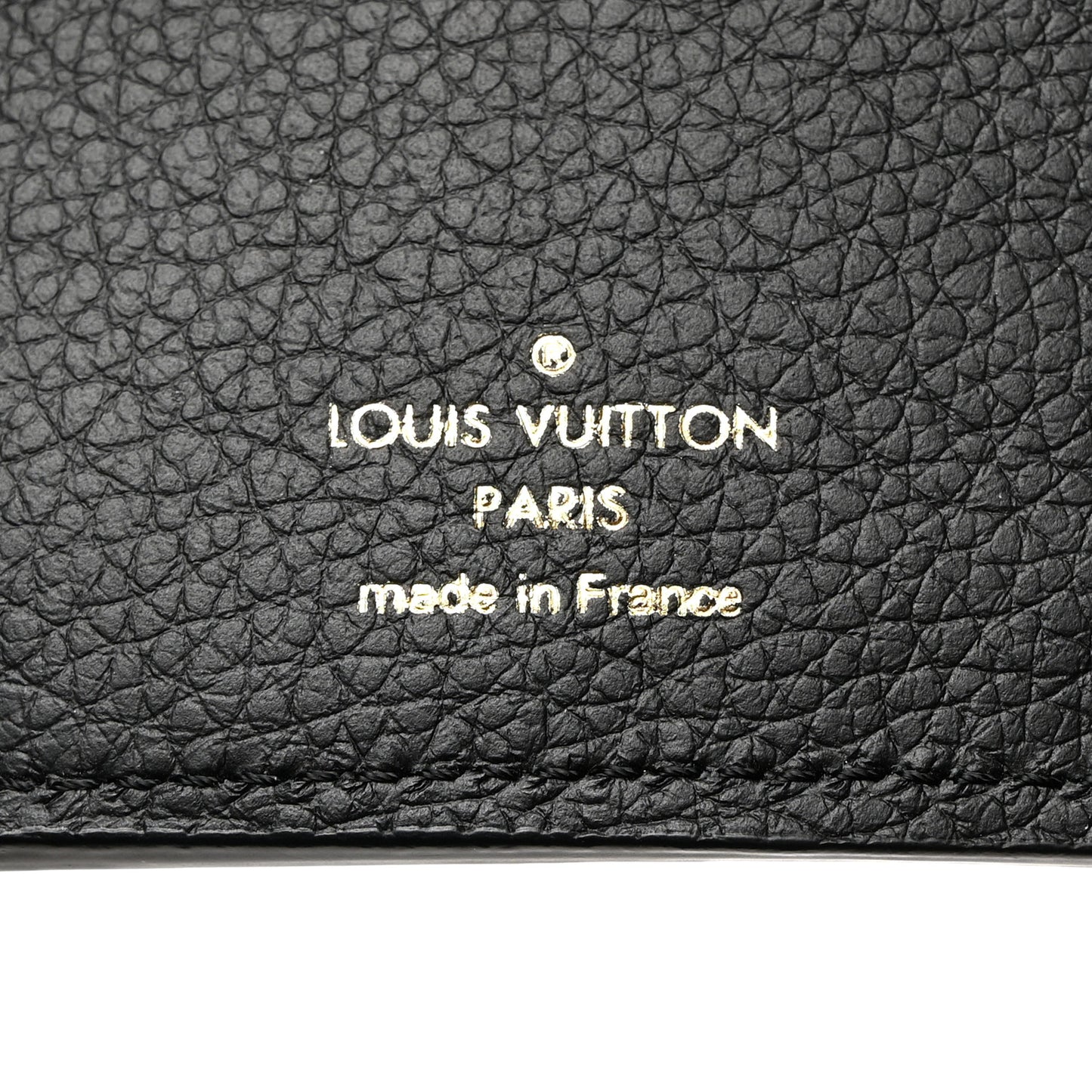 LOUIS VUITTON Empreinte Monogram Giant Victorine Wallet Black Beige