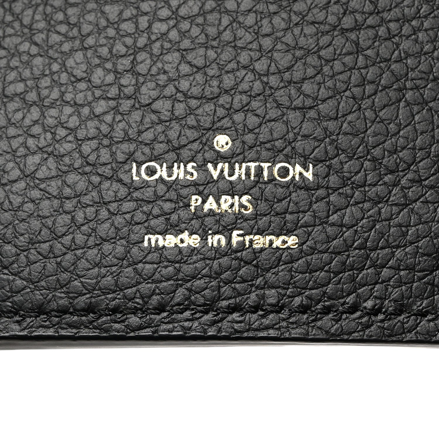 Louis Vuitton LOUIS VUITTON Empreinte Monogram Giant Victorine Wallet Black Beige 6 of 6